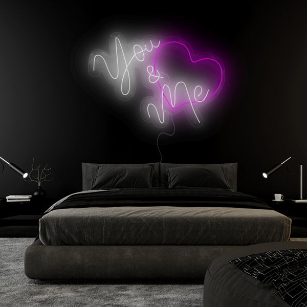 ' You and Me 2' Neon Sign