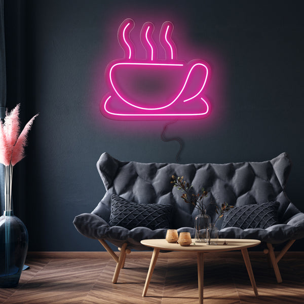 'Hot Cup' Neon Sign