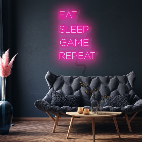 'Eat Sleep Game..' Neon Sign