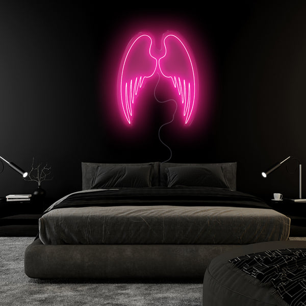 'Wings' Neon Sign