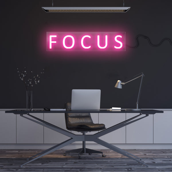 ' Focus ' Neon Sign