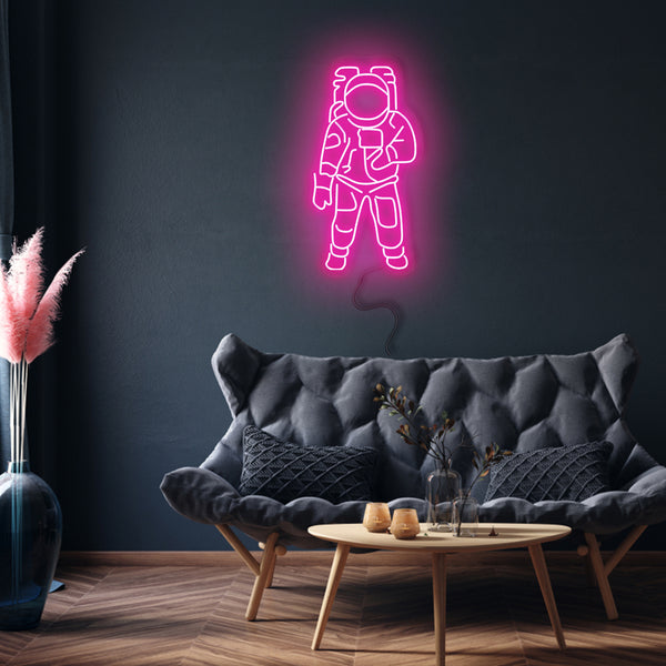 'Space Man' Neon Sign