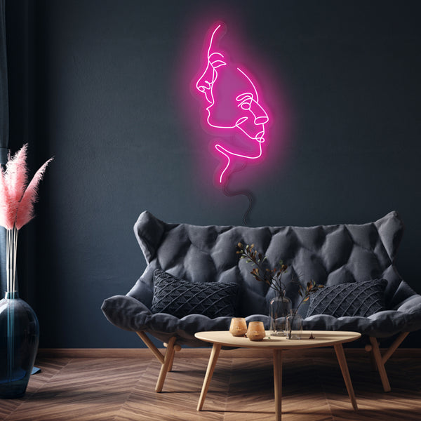 ' Two Face' Neon Sign