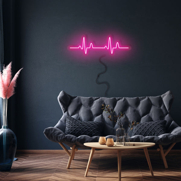 'Heart Beat' Neon Sign