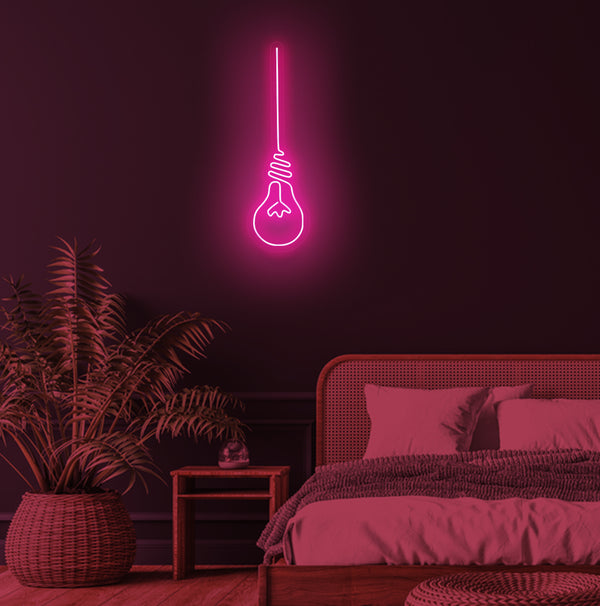 'Wire Bulb' Neon Sign