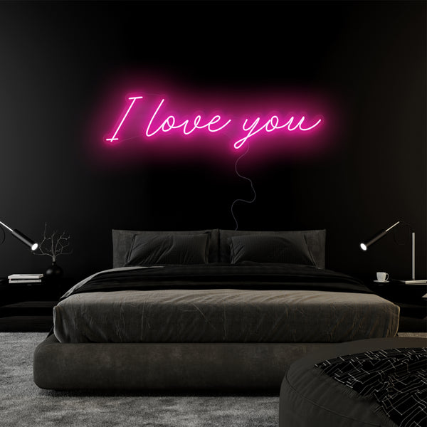 'I Love You' Neon Sign