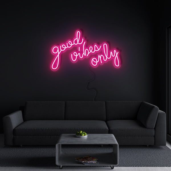 'Good Vibes Only 2' Neon Sign