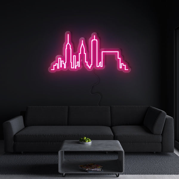 'New York 3' Neon Sign