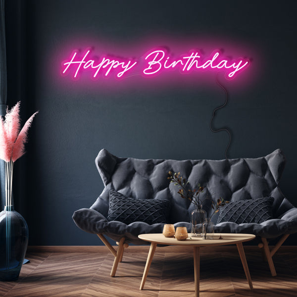 ' Happy Birthday ' Neon Sign